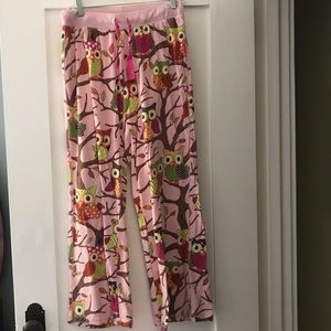 Comfy jersey owl Pj pants